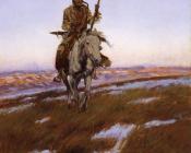 A Cree Indian - 查尔斯·马里安·拉塞尔